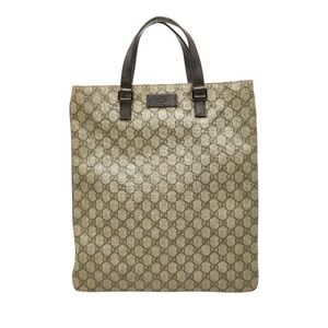 Gucci Beige and Brown Patterned Tote